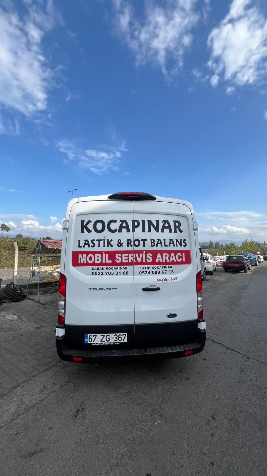 Mobil servis ön görünüm
