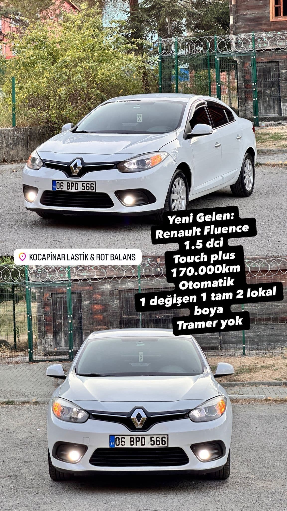 Renault Fluence 1.5 dCi Otomatik