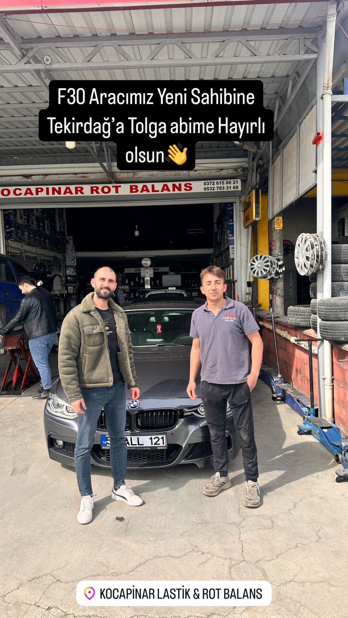 BMW F30 araç teslimi